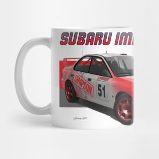 Subaru Impreza GrpA simpson Mug